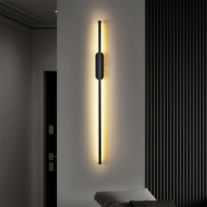 Modern Minimalist Linear LED Wall Sconce - Slim Vertical Wall Lamp