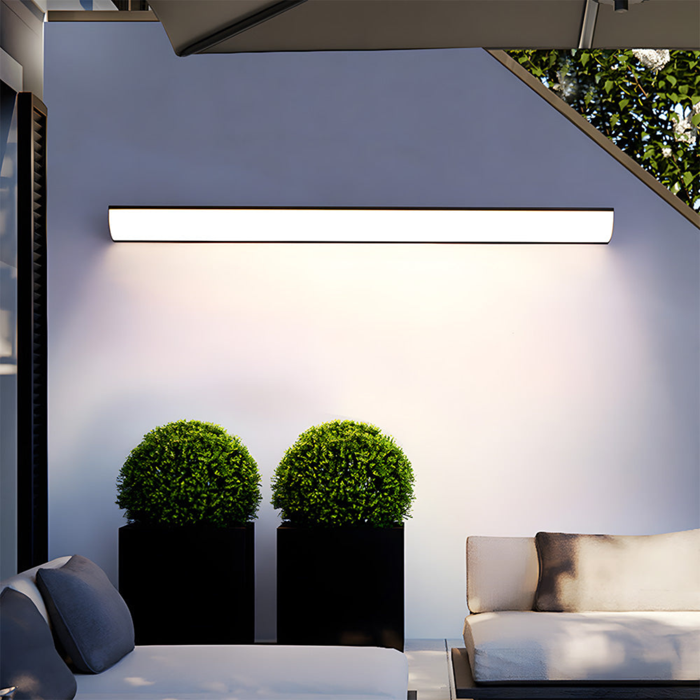 Modern Linear Beam Outdoor LED Wall Light
