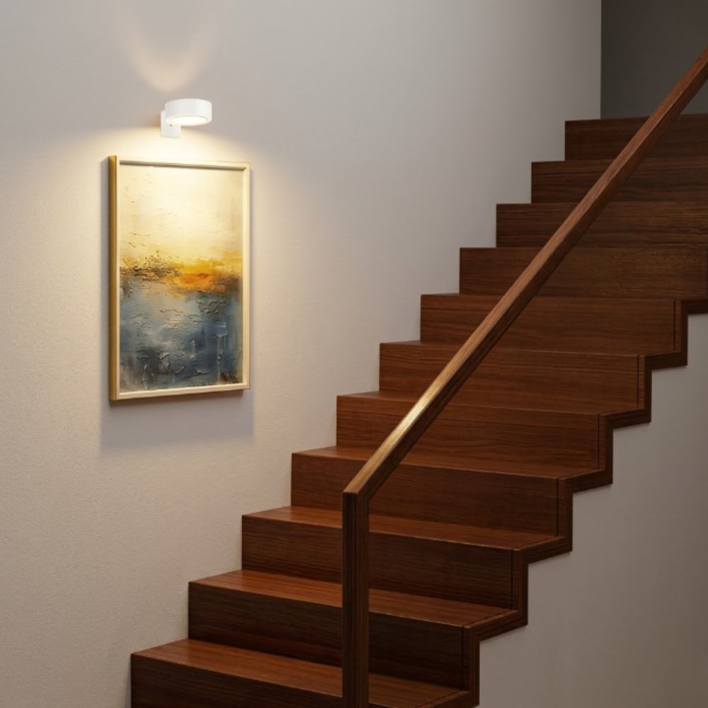 Wiederaufladbare magnetische Bilderleuchte mit Fernbedienung – Werkzeugfreie Galeriespotlight