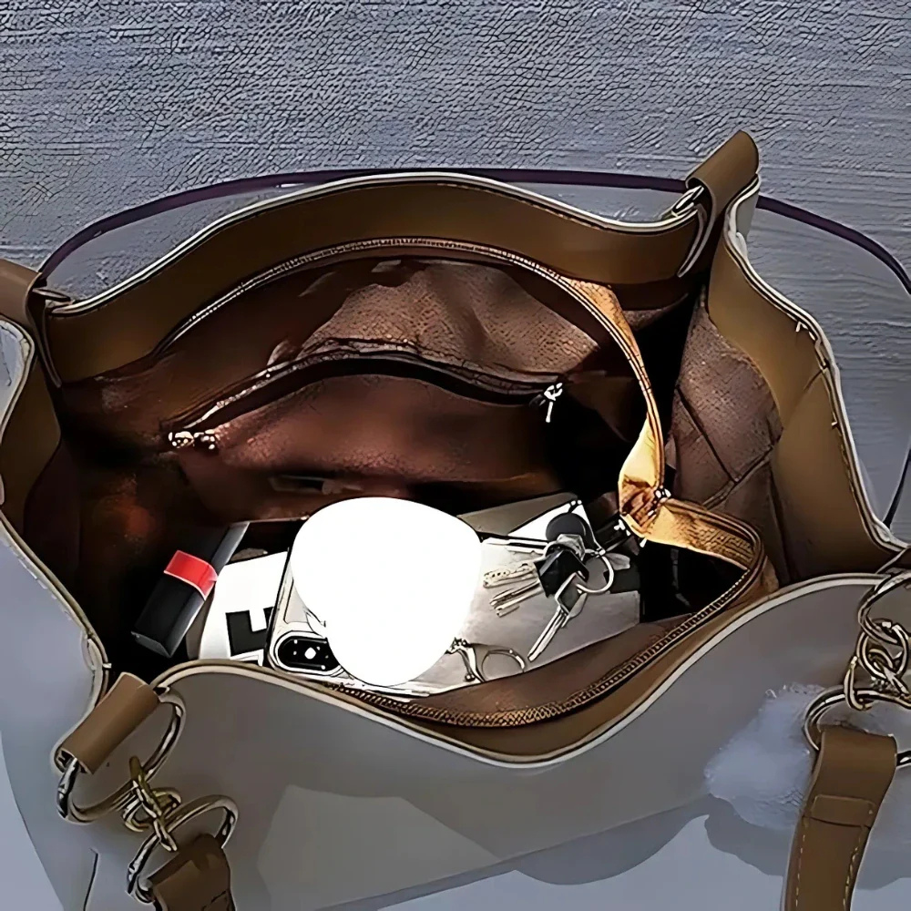 Porte-clés lumineux à LED pour sac - Lampe de poche portable et repère nocturne