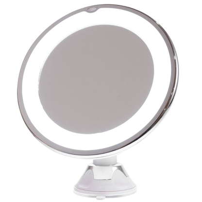 Led makeup mirror with Optical Zoom and Portable Frame - Contemporary Sconce