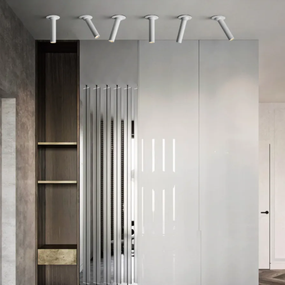 Directional Aluminum Track Style Pendant - Minimalist Indoor Lighting