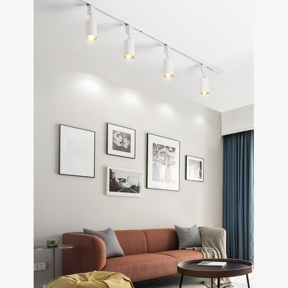 LED Track Lighting with Integrated LED and Adjustable Rail - Architectural Style