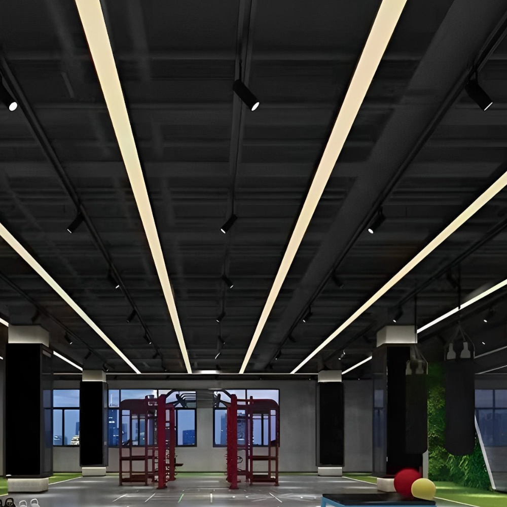 Garagenleuchten mit linearem Aluminiumgehäuse – Professionelles Industriedesign