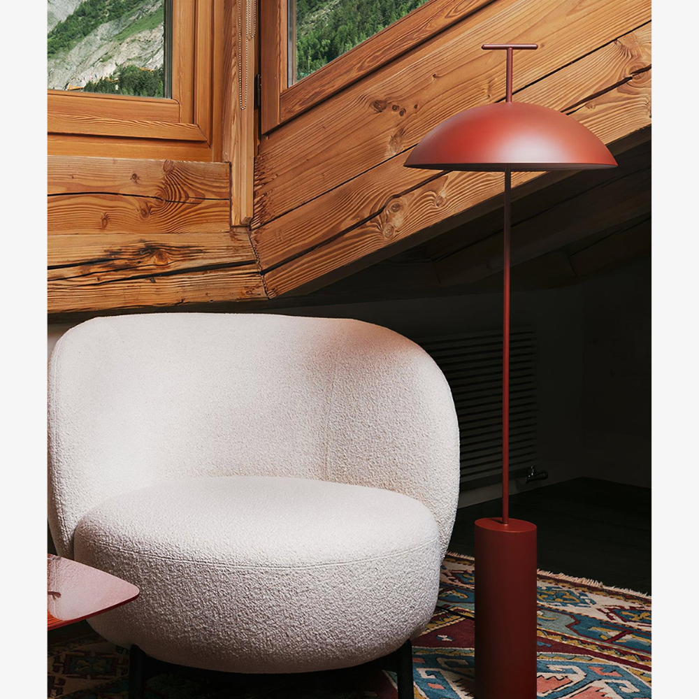 Modern Floor Lamp for Living Room Sofa and Bedroom Corner - Geometric Design