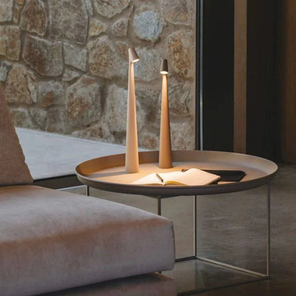 Modern Minimalist Nordic Cone Table Lamp - Tapered LED Desk Nightlight