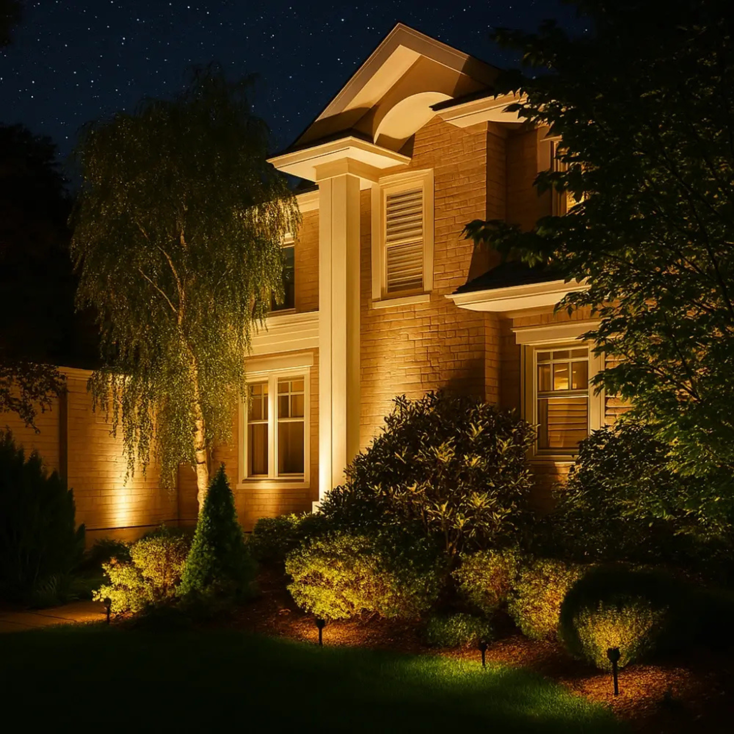 Modern Garden Spotlight - Solar Powered