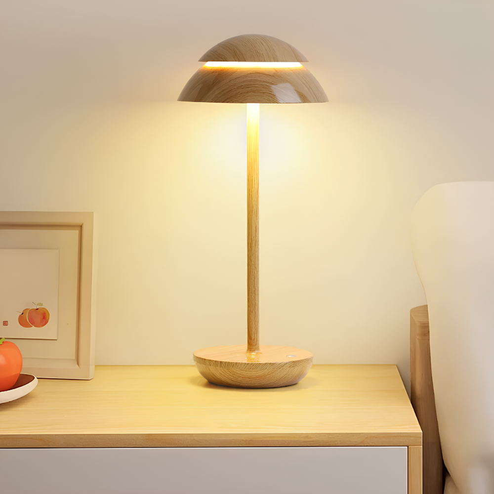 Lampe de table sans fil à LED minimaliste scandinave - Lumière rechargeable à intensité variable