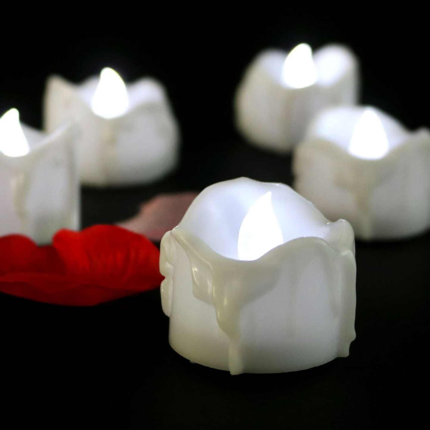 Flickering Flameless Candle Tea Lights