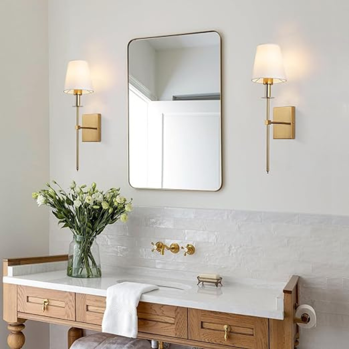 Applique murale sans fil - Applique élégante moderne - Commande à distance