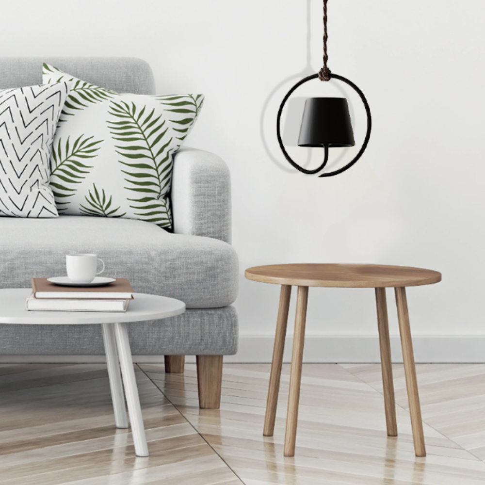 Cordless Pendant Light with Rechargeable Battery - Portable Outdoor Lamp