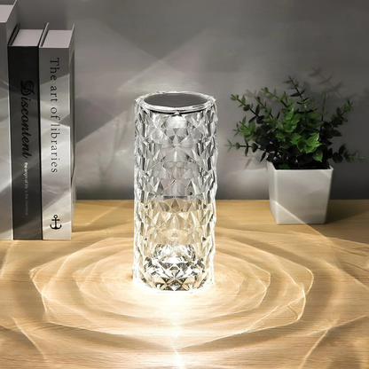 Sparkling Crystal Pattern Touch Lamp