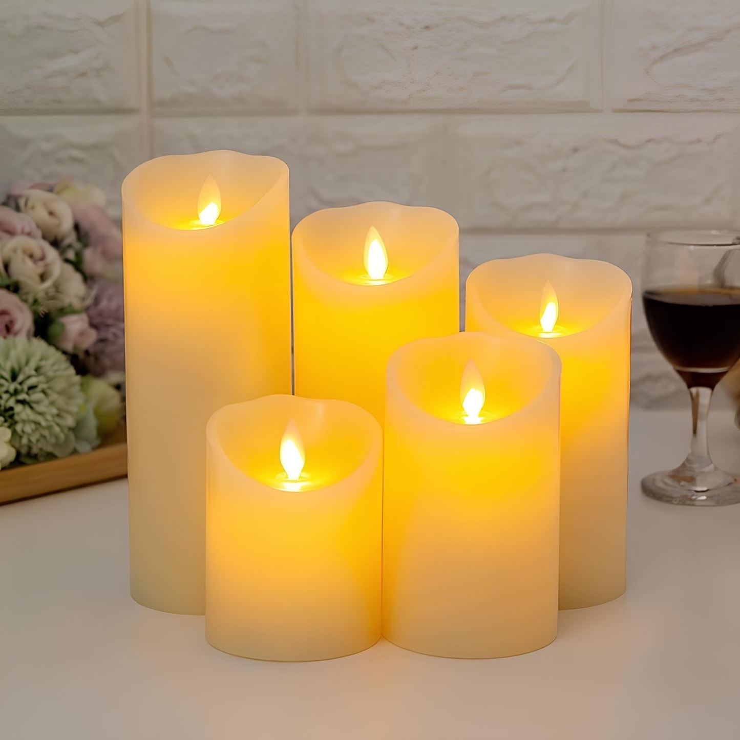 Flickering Flameless LED Decorative Candles