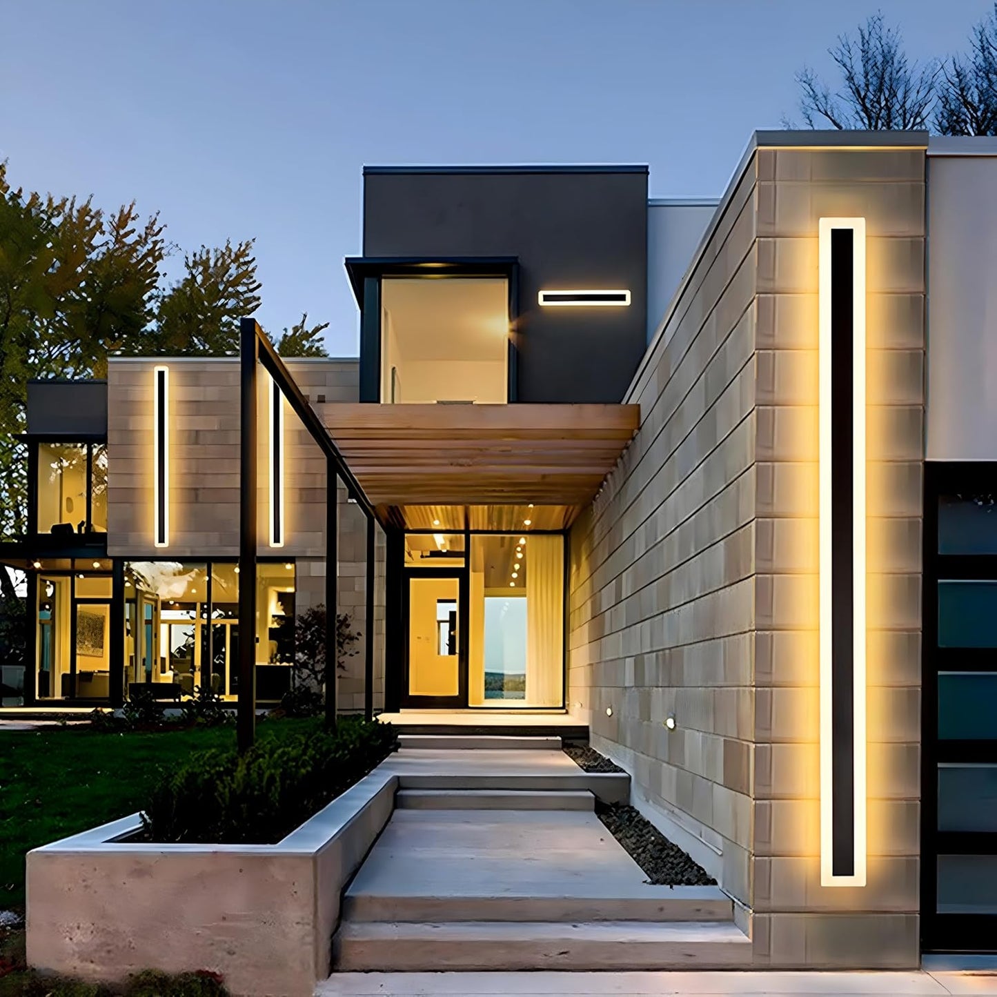 Threshold Outdoor LED Wall Light