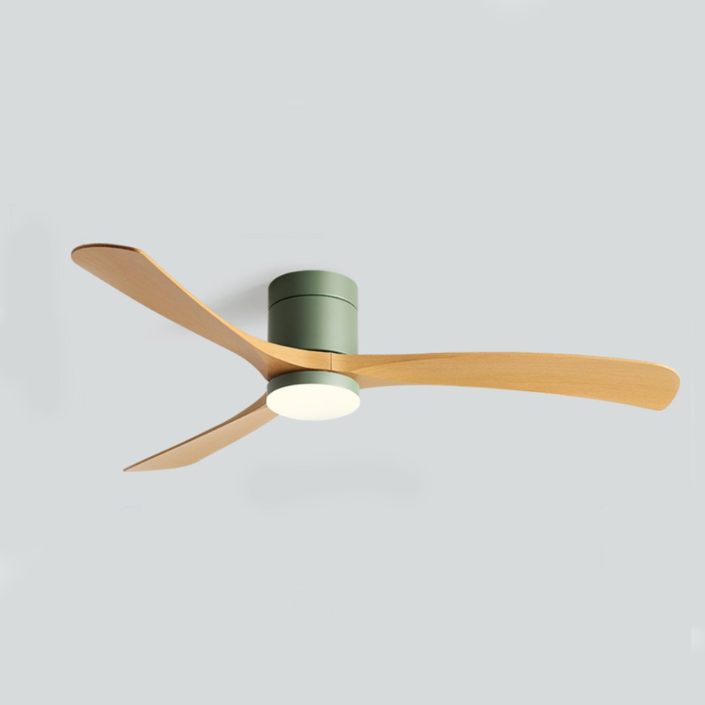 LED-Deckenventilator mit flachem Design und umkehrbarem DC-Motor – Nordischer Stil