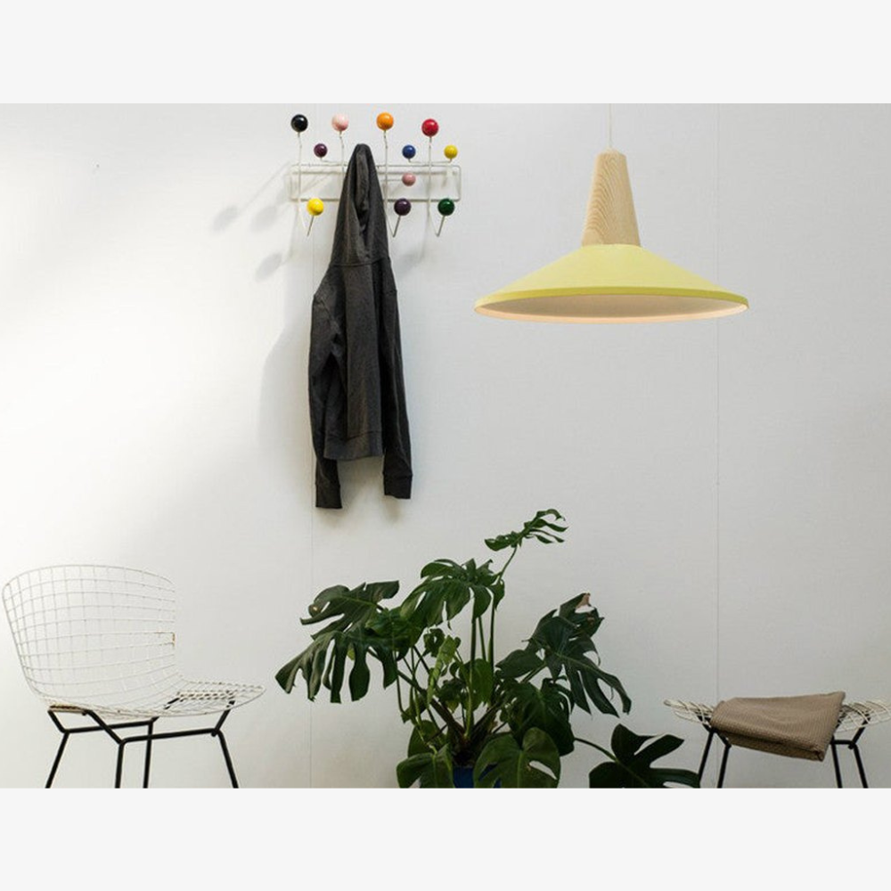 Modern Wood Nordic Pendant Light - Artisan Macaron Silhouette Hanging Lamp