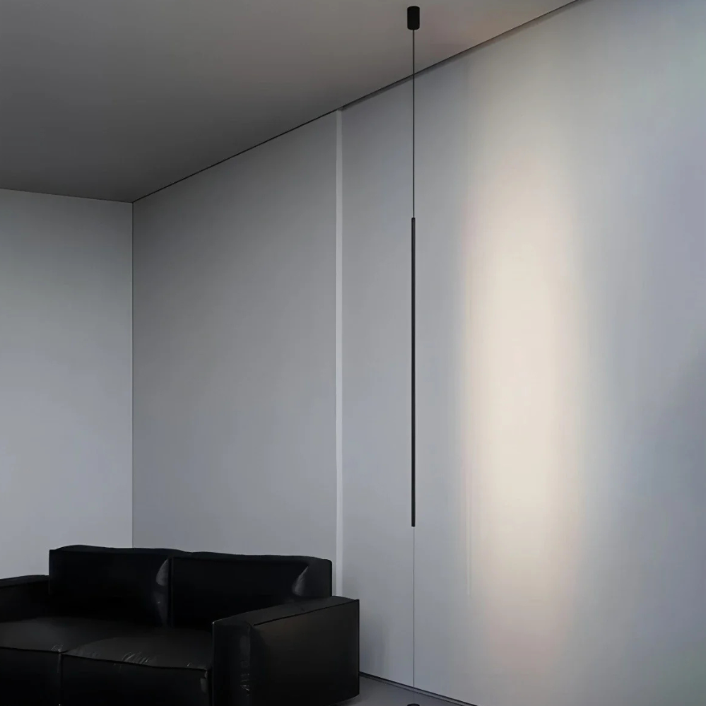 Lampadaire réglable avec ligne verticale du sol au plafond - Haut moderne minimaliste