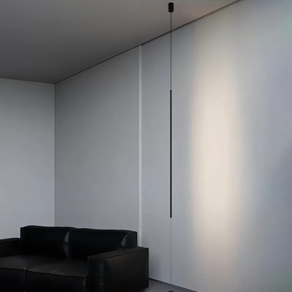 Adjustable Floor Lamp with Floor-to-Ceiling Vertical Line - High Modern Minimalist