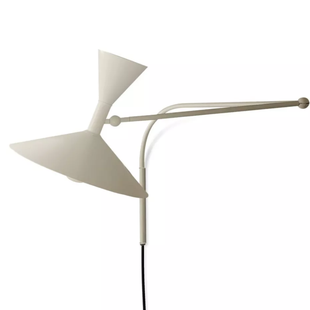 Industrial Pivot Wall Lamp with Metal Arm - Modern Bedside Light