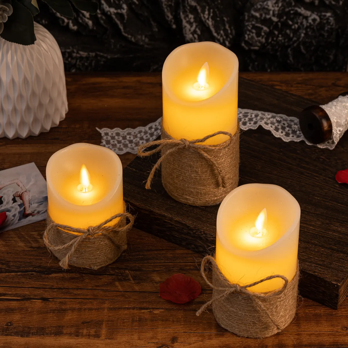 Flickering Flameless LED Decorative Candles