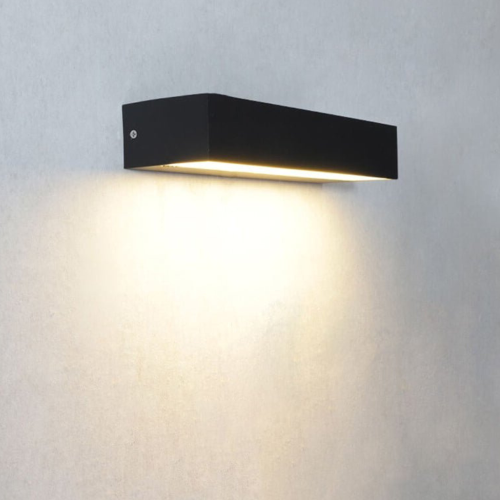 Außen-LED-Verandaleuchten mit mattiertem Acrylschirm und Aluminiumgehäuse – Moderne Wandleuchte
