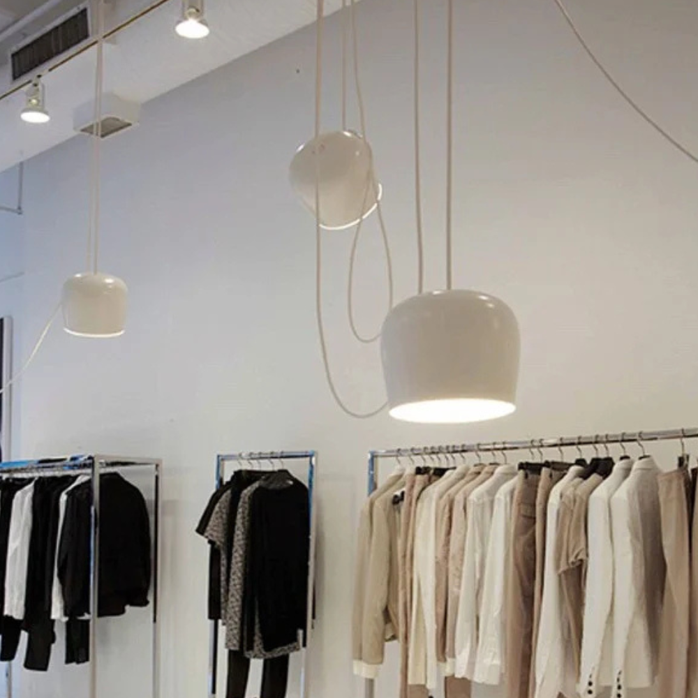 Moderne Drapierte Glocken-Pendelleuchte – Mehrfachkabel Verstellbare Pendelleuchten