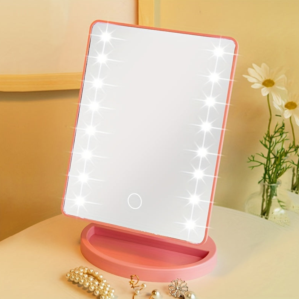 Led makeup mirror with Touch Control and Integrated LED - Modern Minimalist