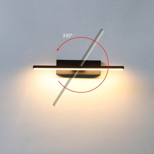 Minimalist Linear Rotating LED Wall Sconce