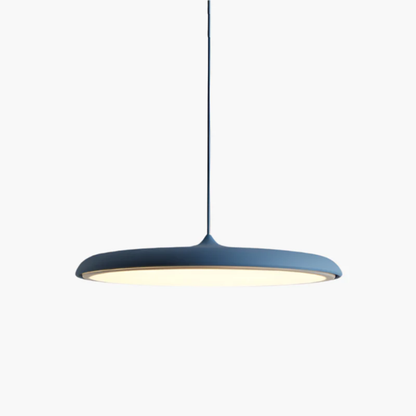 Saucer Ceiling Hanging Lamp with Metal Disc - Minimalist Nordic Decor
