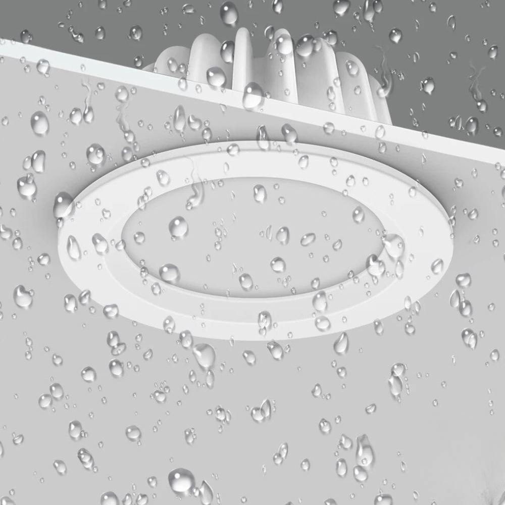 LED-Einbauleuchte mit 120-Grad-Weitwinkelstrahl für Küche und Bad