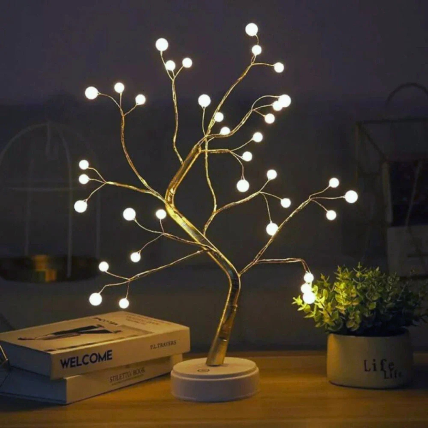 Fairy Light Sparkly Tree Decorative Lamp