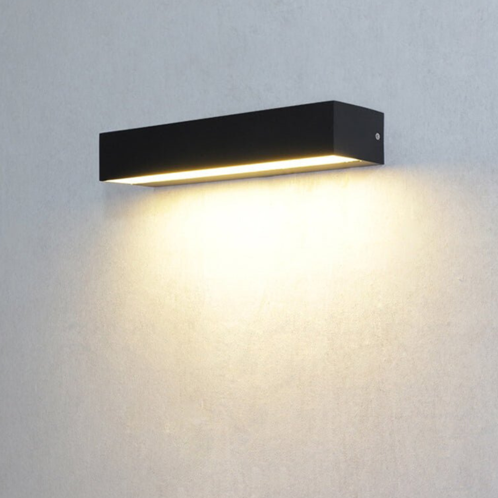 Außen-LED-Verandaleuchten mit mattiertem Acrylschirm und Aluminiumgehäuse – Moderne Wandleuchte