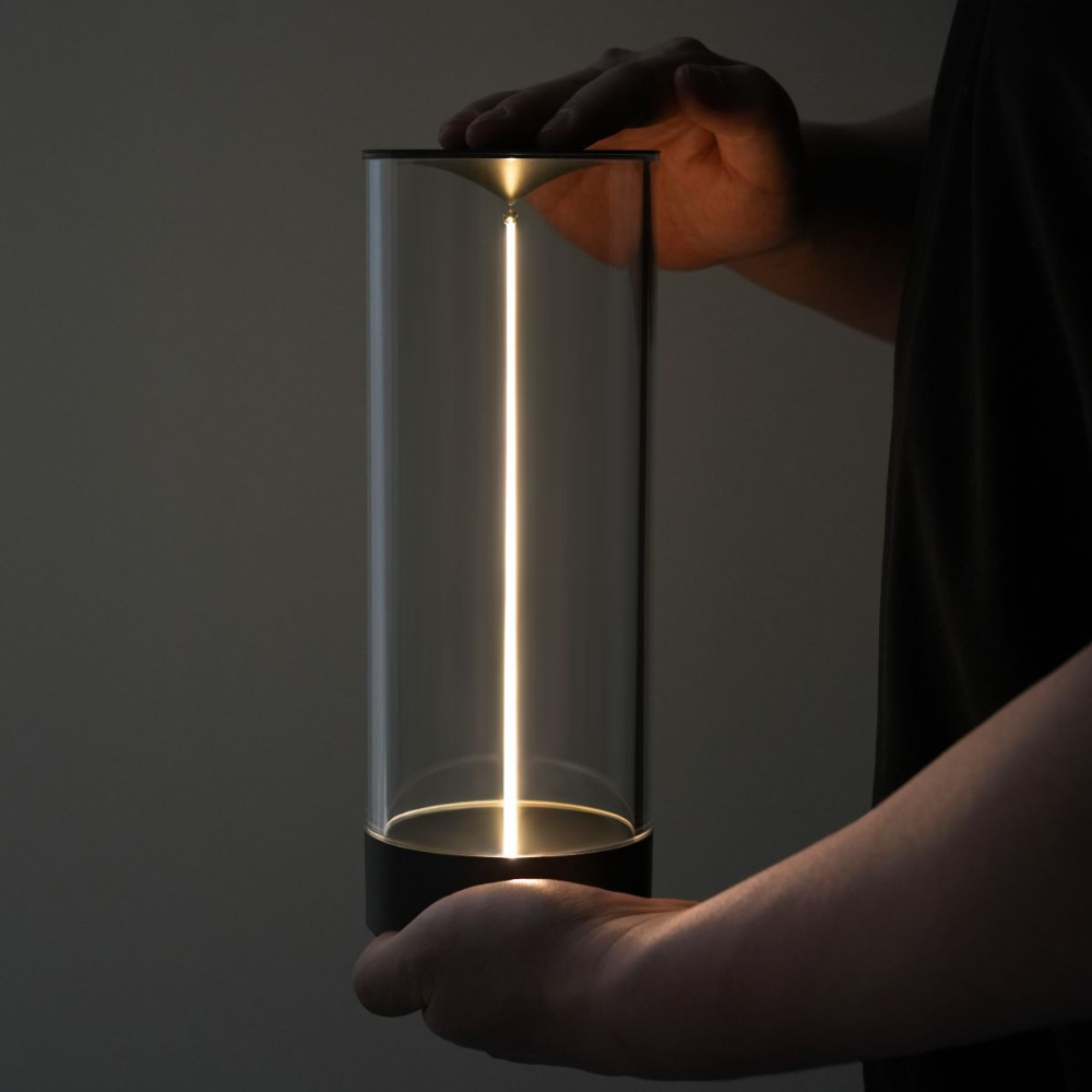 Lampe à LED cylindrique moderne - Lumière d'accent sans fil magnétique rechargeable