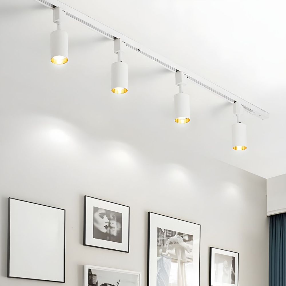 LED Track Lighting with Integrated LED and Adjustable Rail - Architectural Style