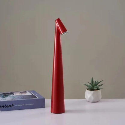 Modern Minimalist Nordic Cone Table Lamp - Tapered LED Desk Nightlight
