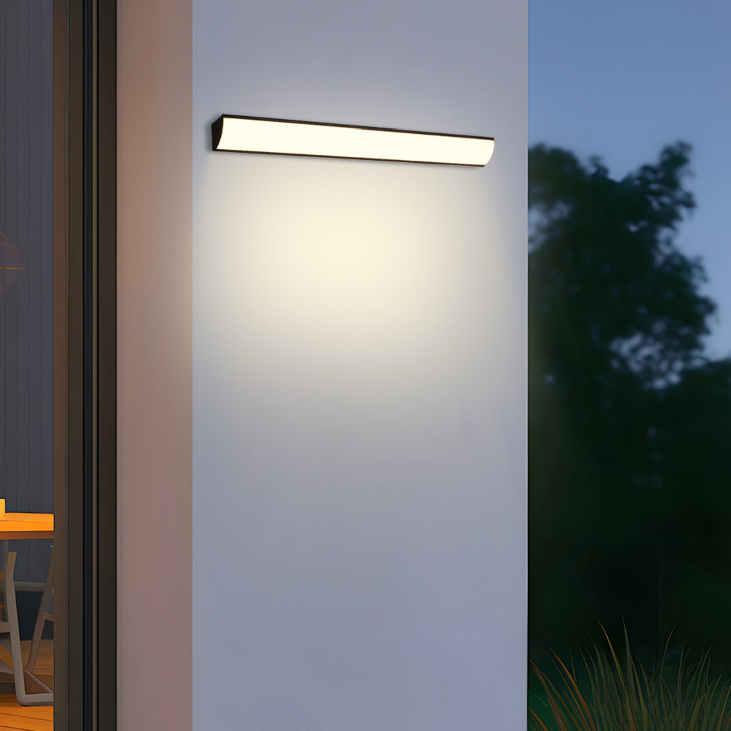 Modern Linear Beam Outdoor LED Wall Light