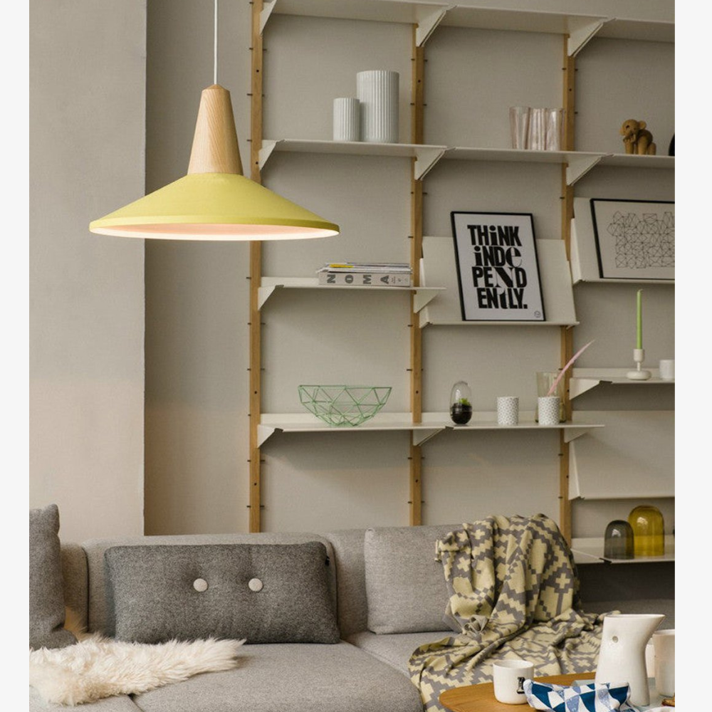 Modern Wood Nordic Pendant Light - Artisan Macaron Silhouette Hanging Lamp