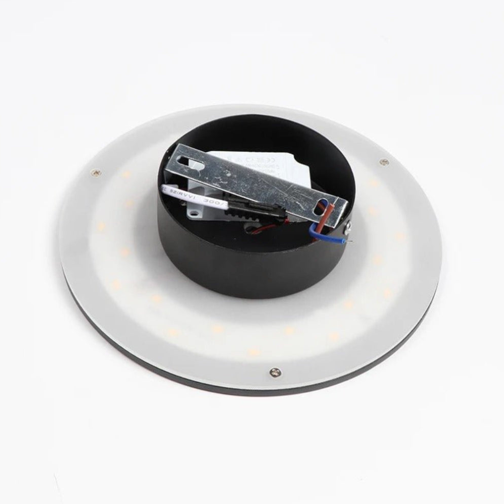 Architectural Floating Disc Wall Lamp - Round Aluminum LED Accent Light