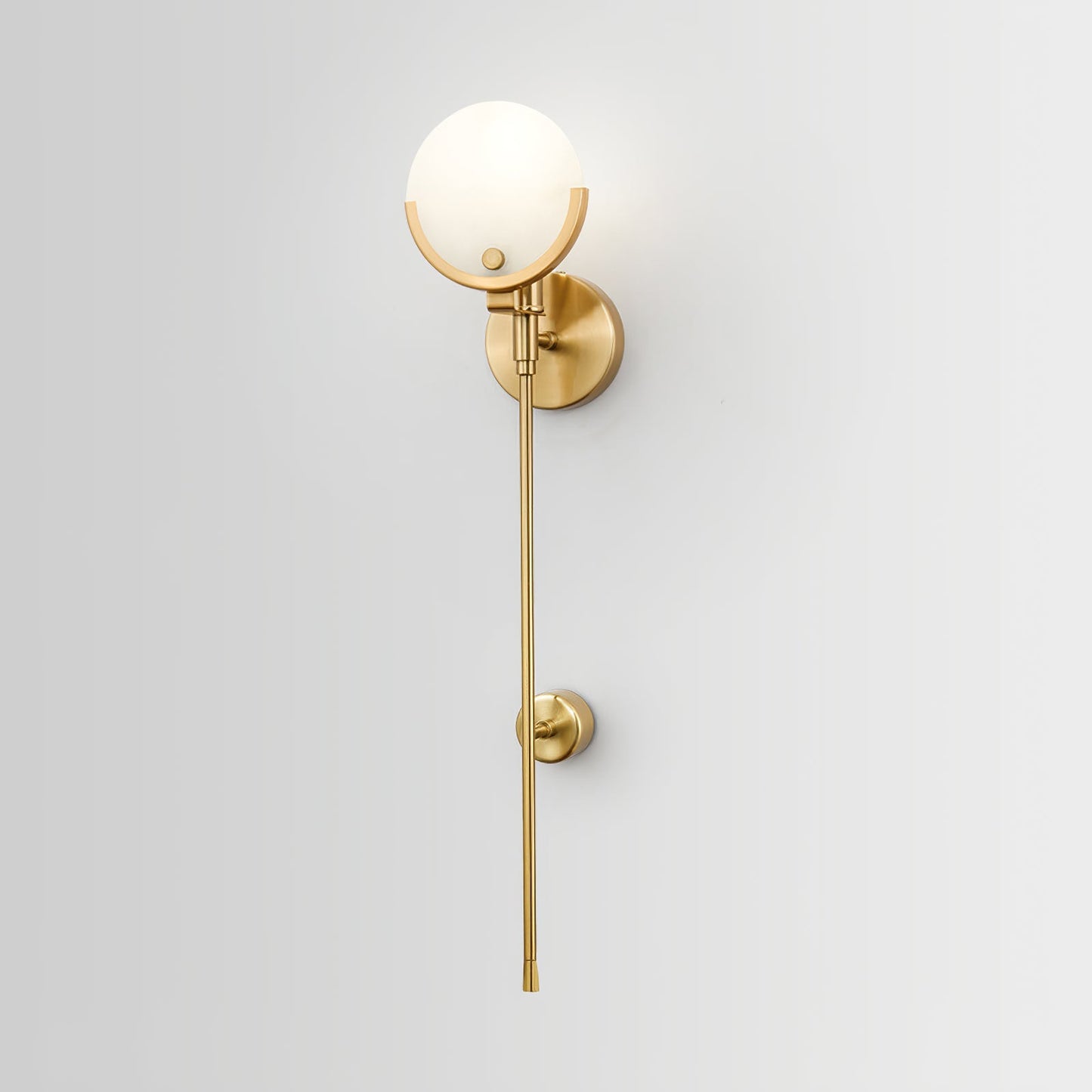 Scepter Messing Wandlampe