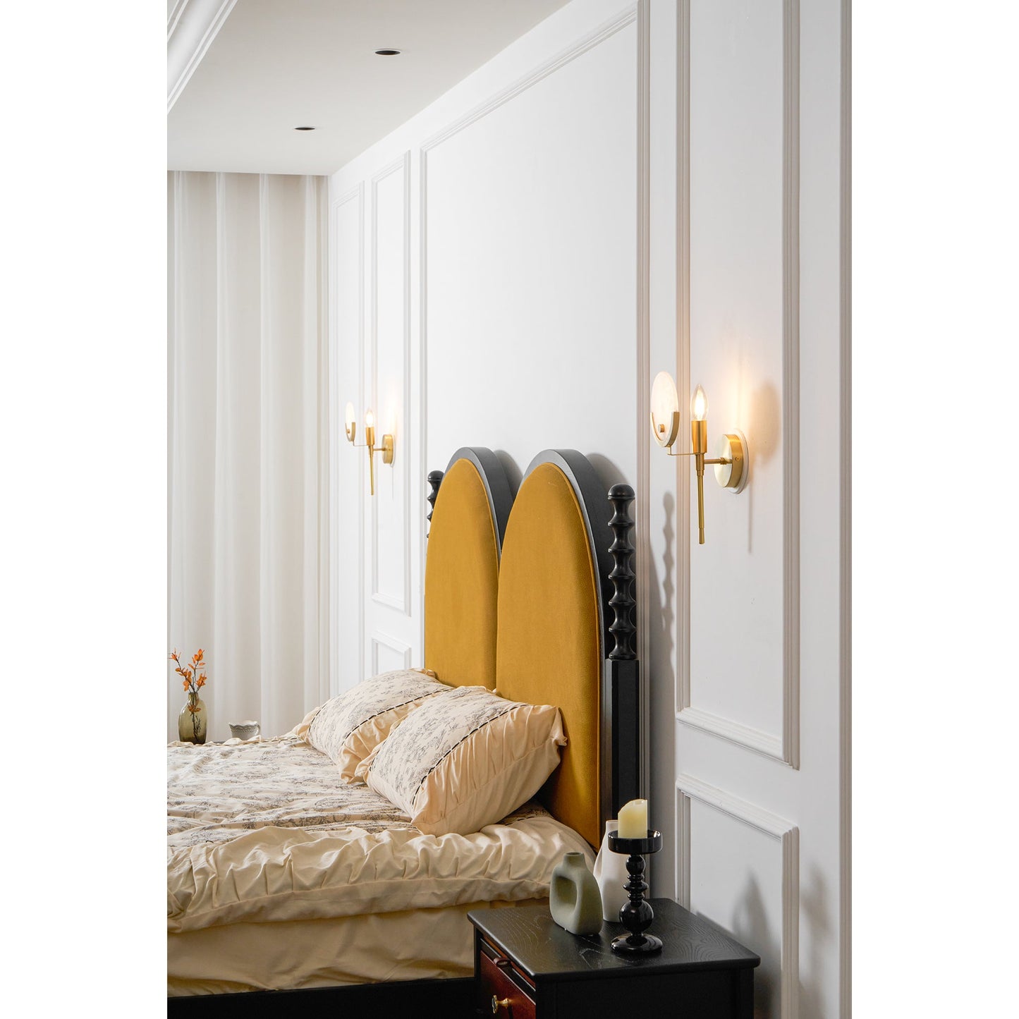 Scepter Messing Wandlampe