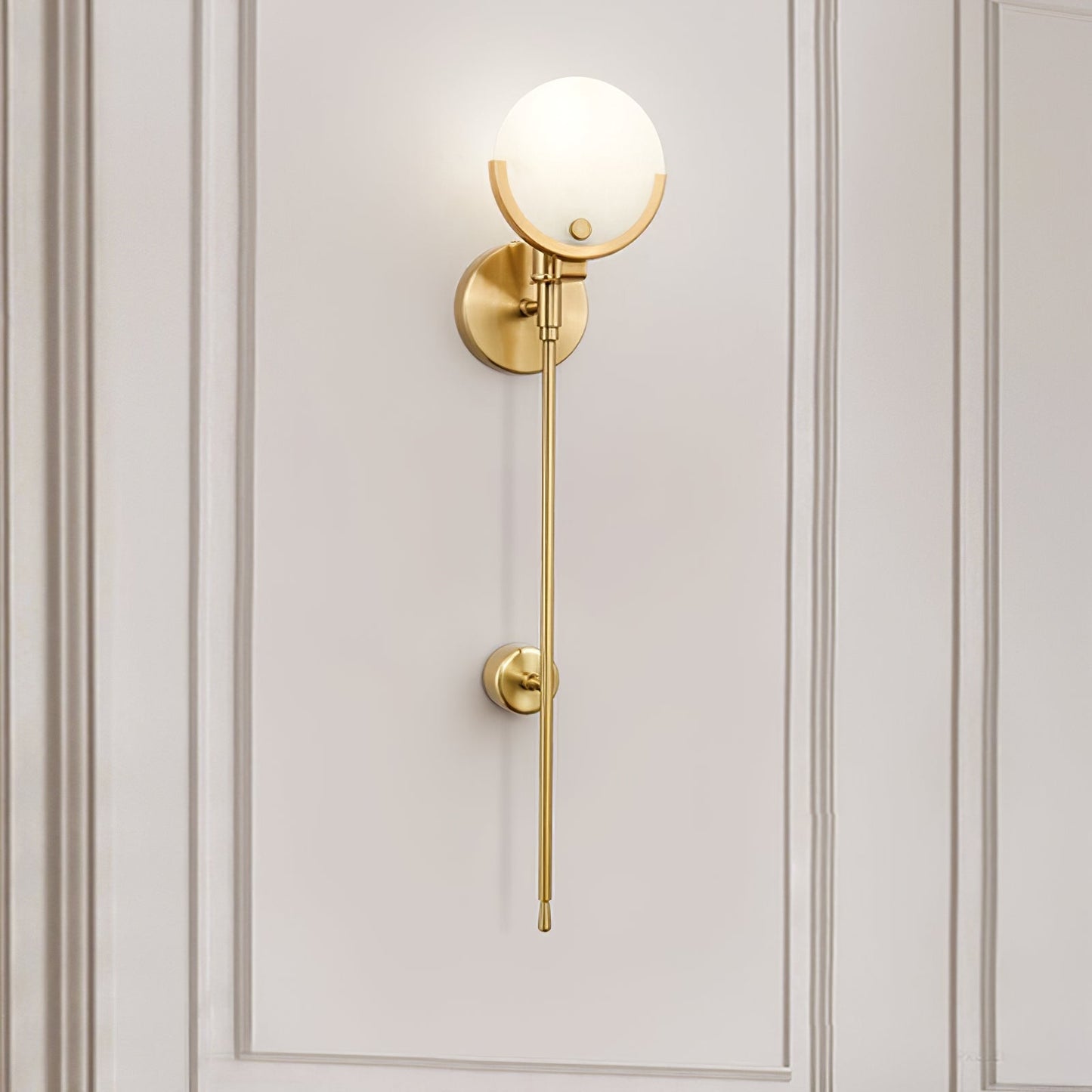 Scepter Messing Wandlampe