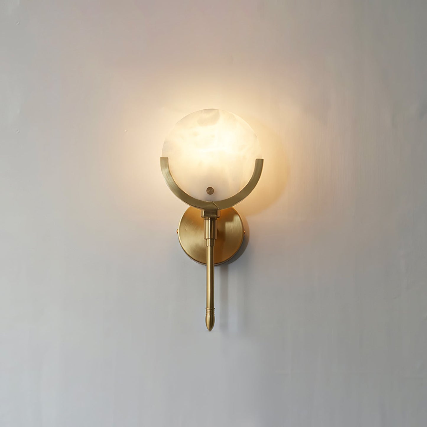 Scepter Messing Wandlampe
