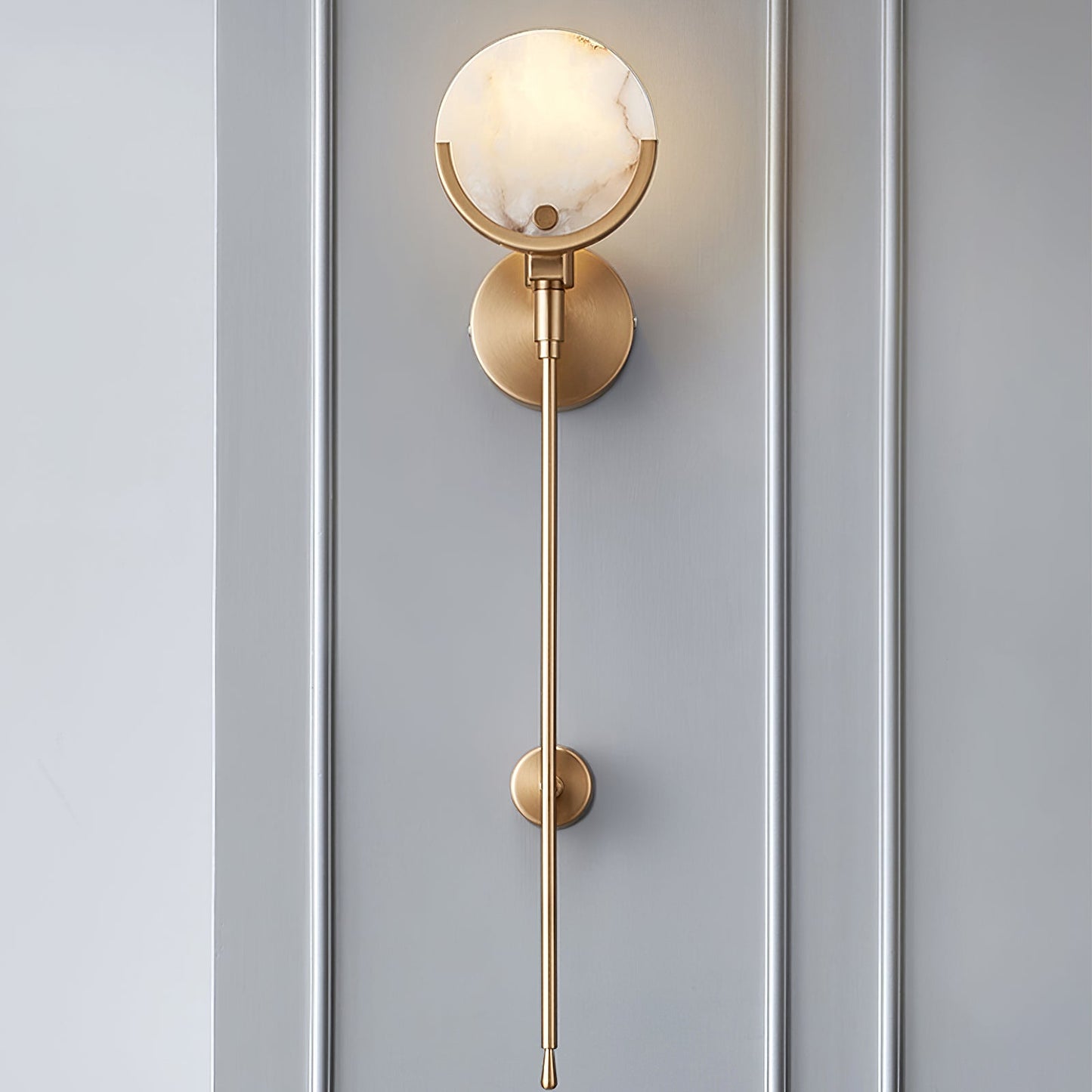 Scepter Messing Wandlampe