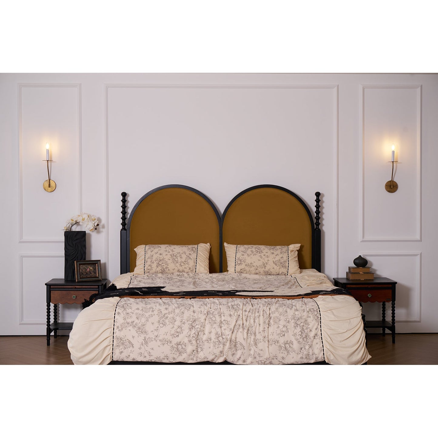 Taper Brass Wall Sconce
