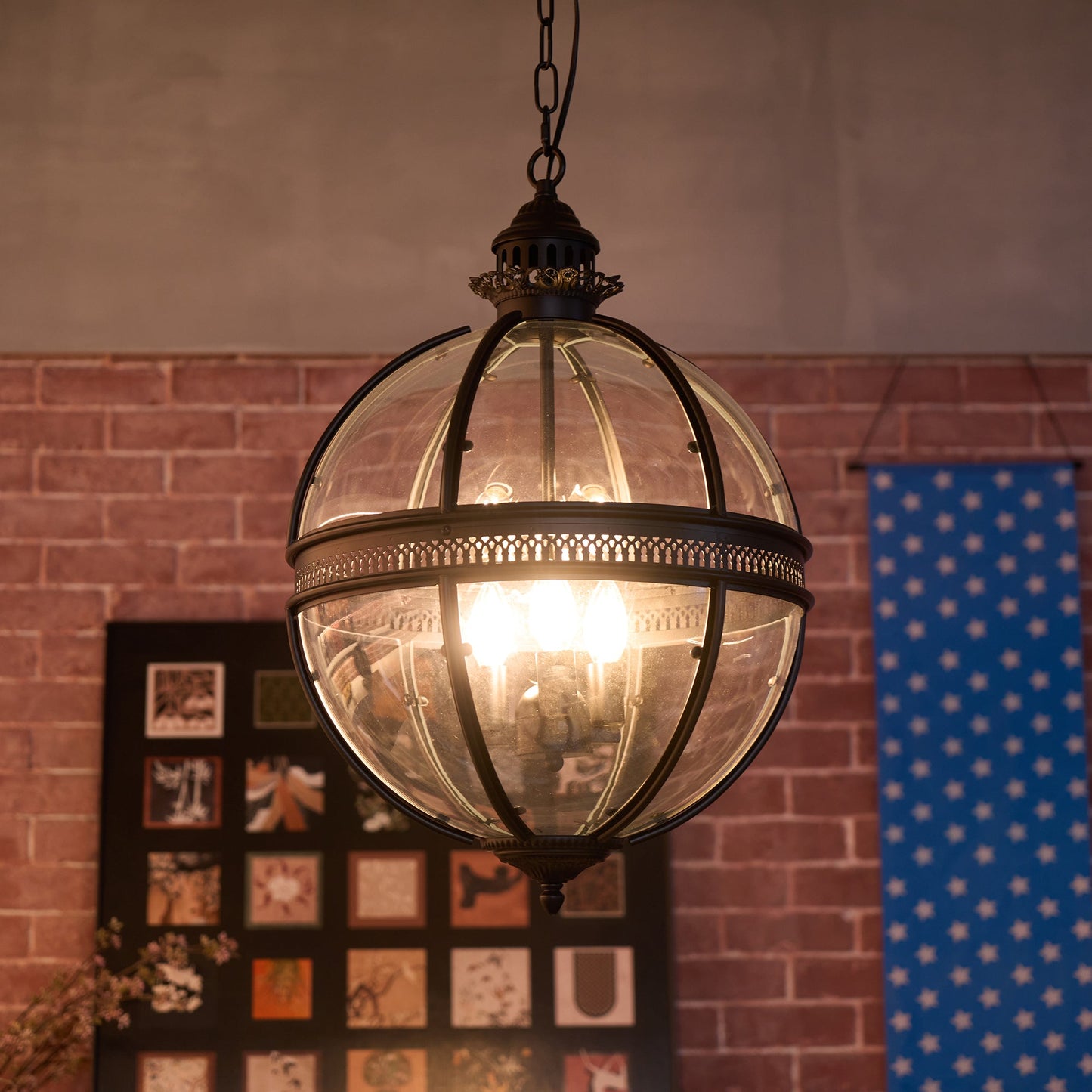 Ashbury Globe Pendant