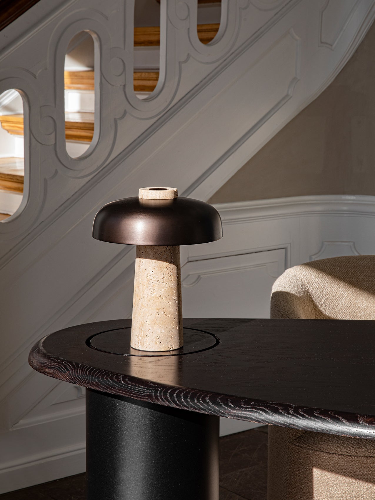 Tibur Stone Table Lamp