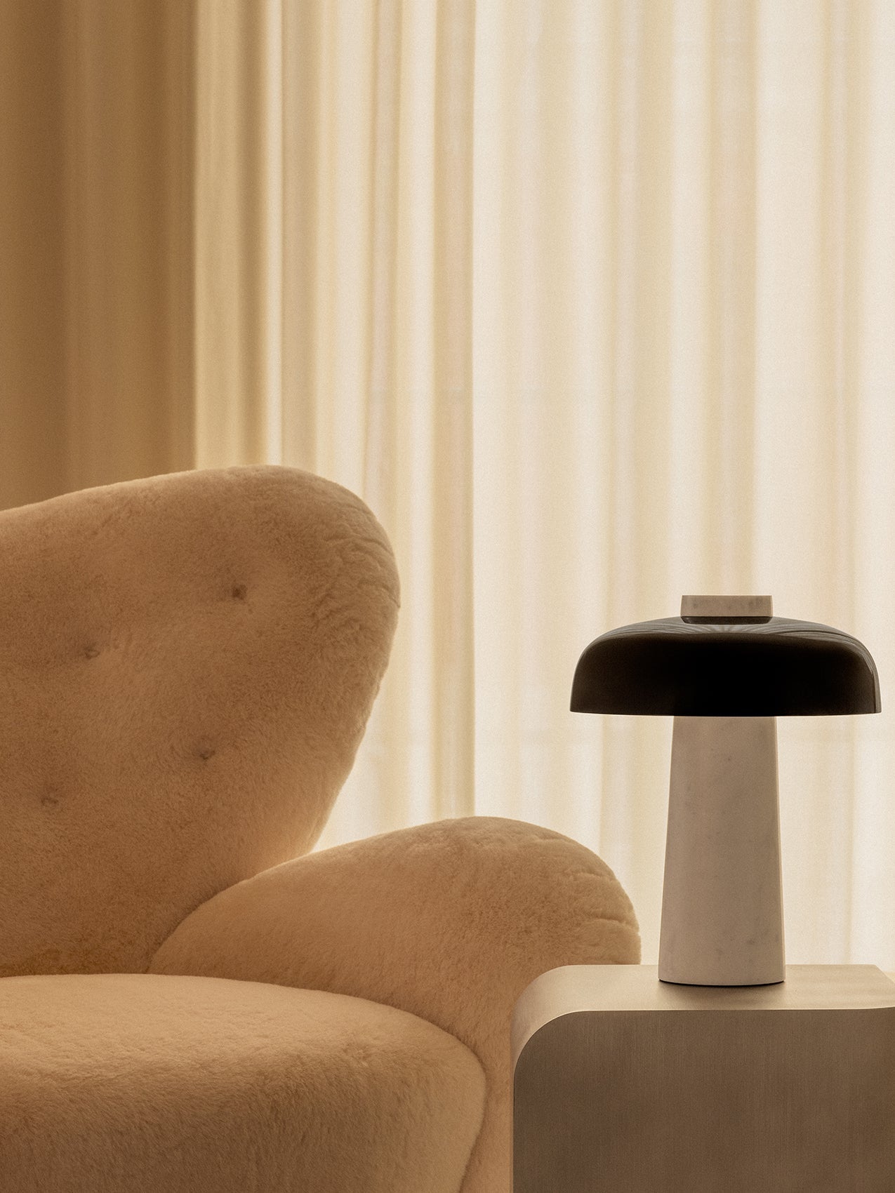 Tibur Stone Table Lamp
