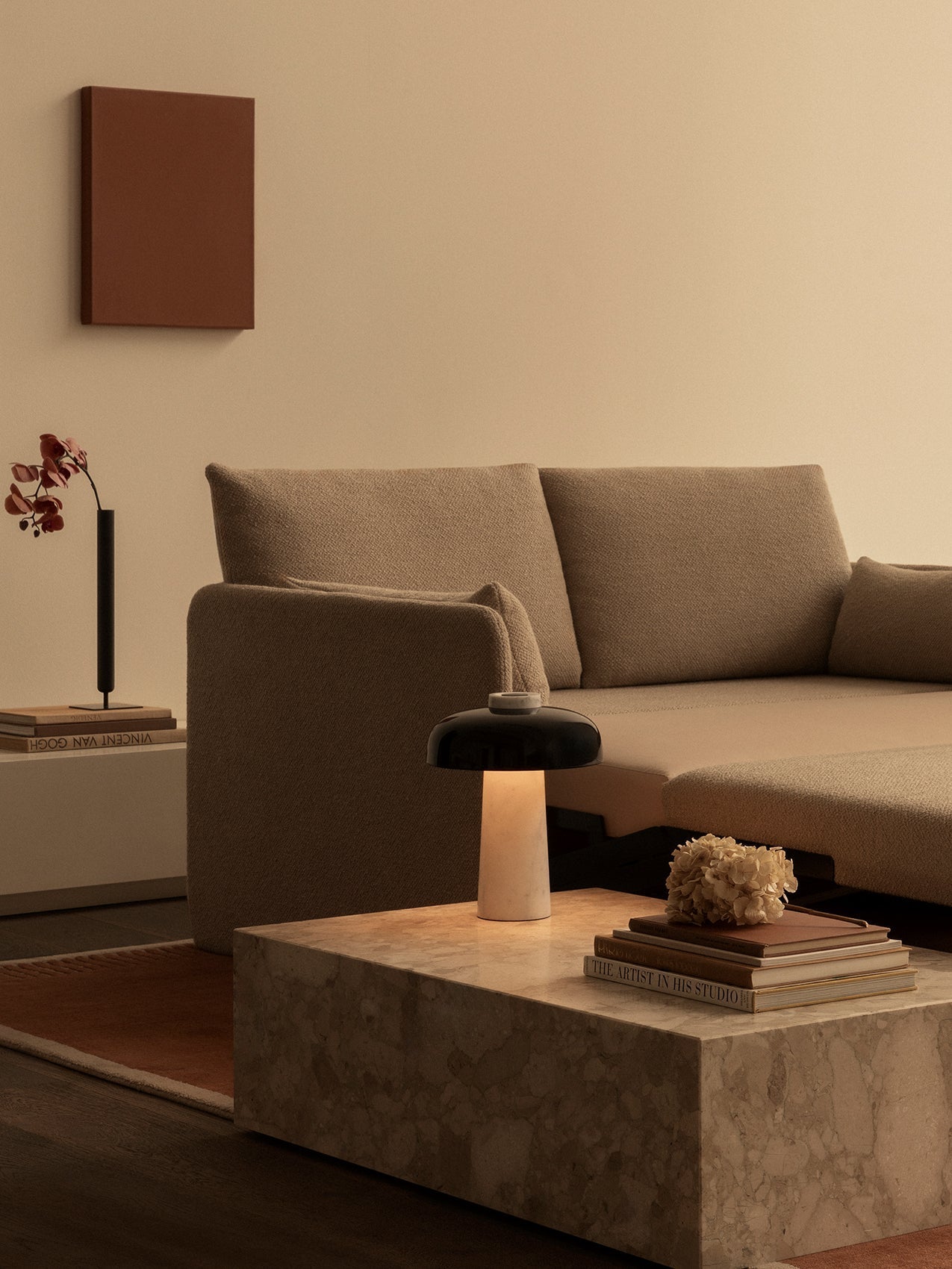 Tibur Stone Table Lamp