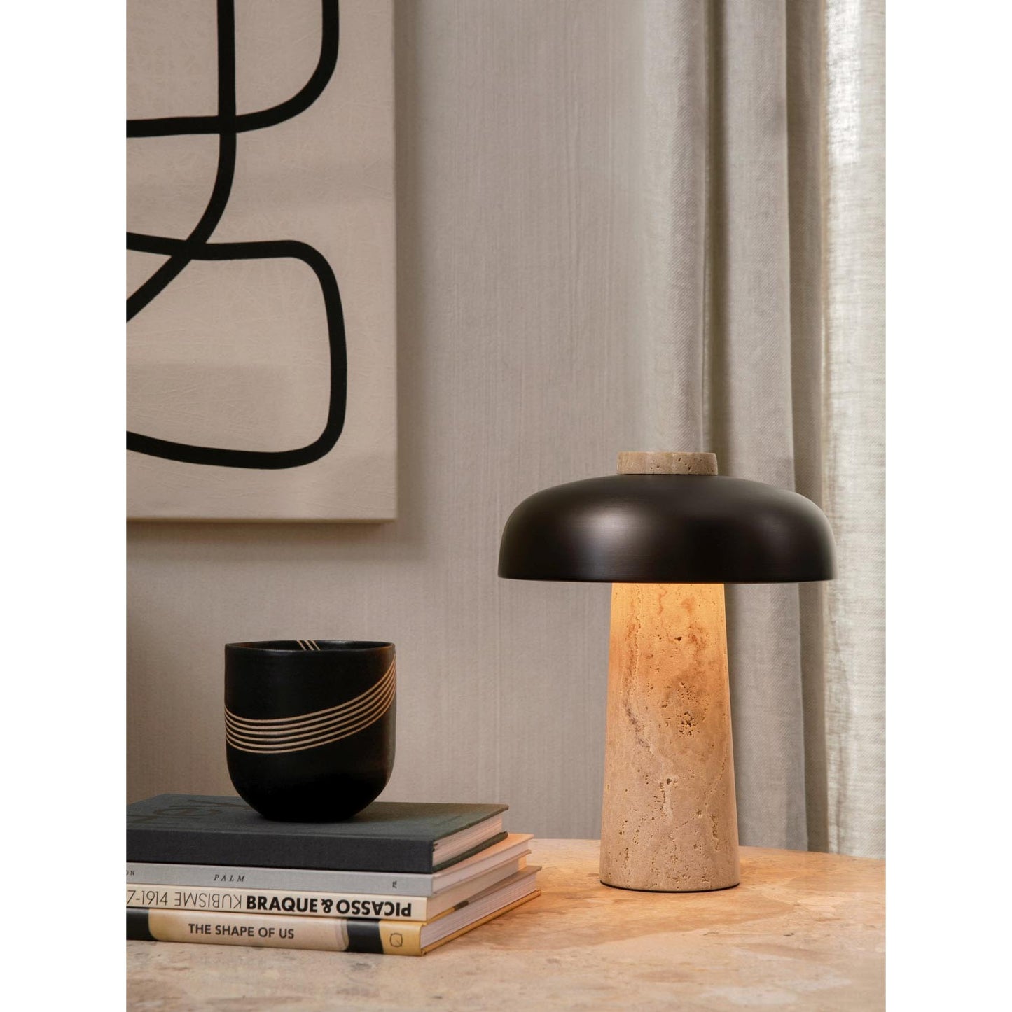 Tibur Stone Table Lamp