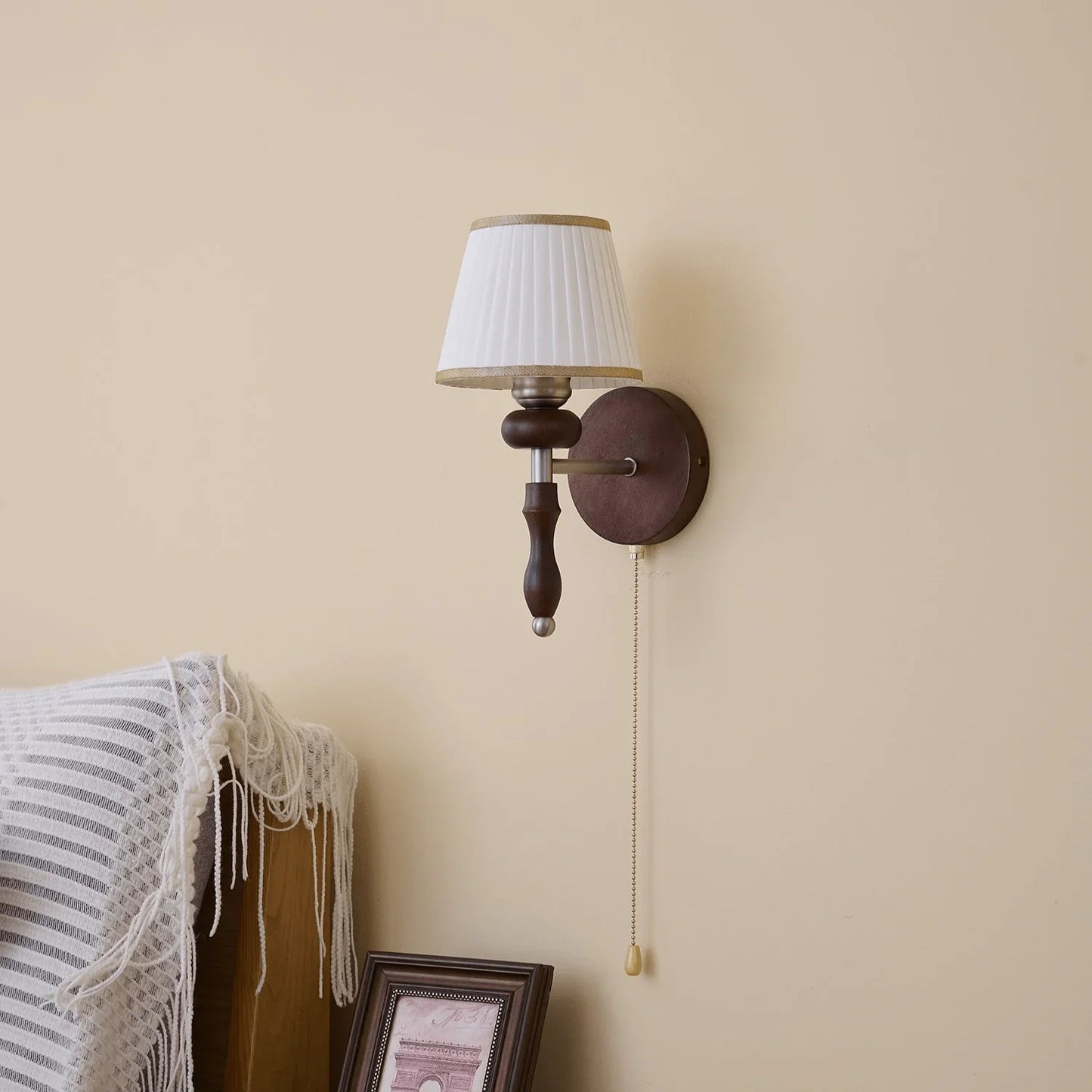 Plissé Fabric Wall Sconce
